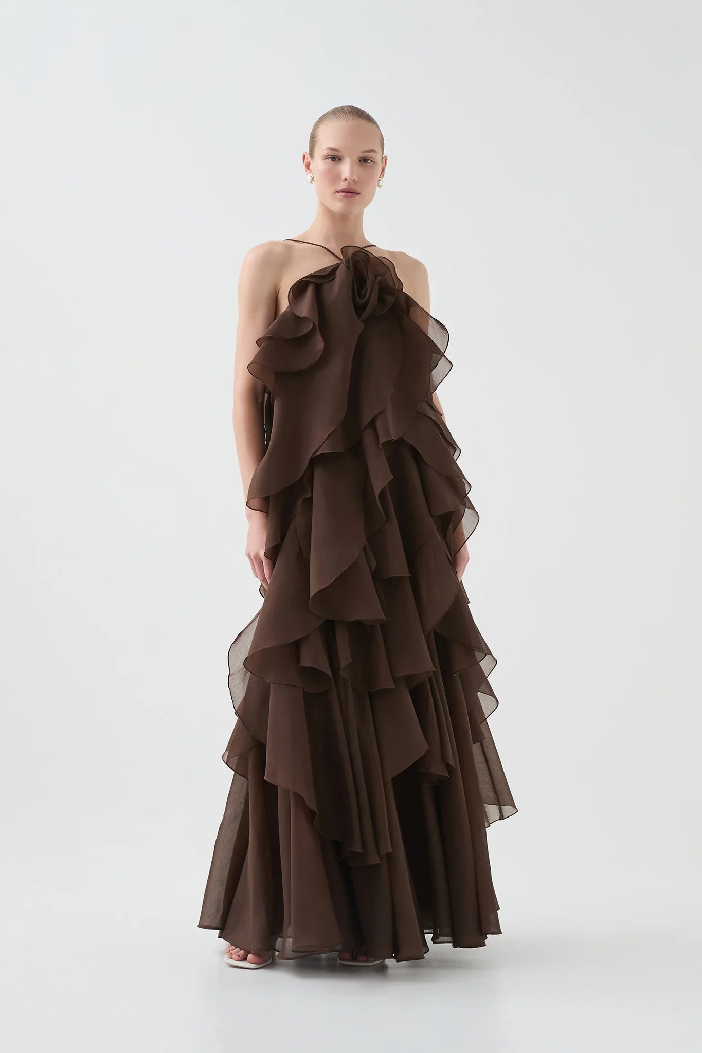 PANDOREA LAYERED MAXI DRESS
