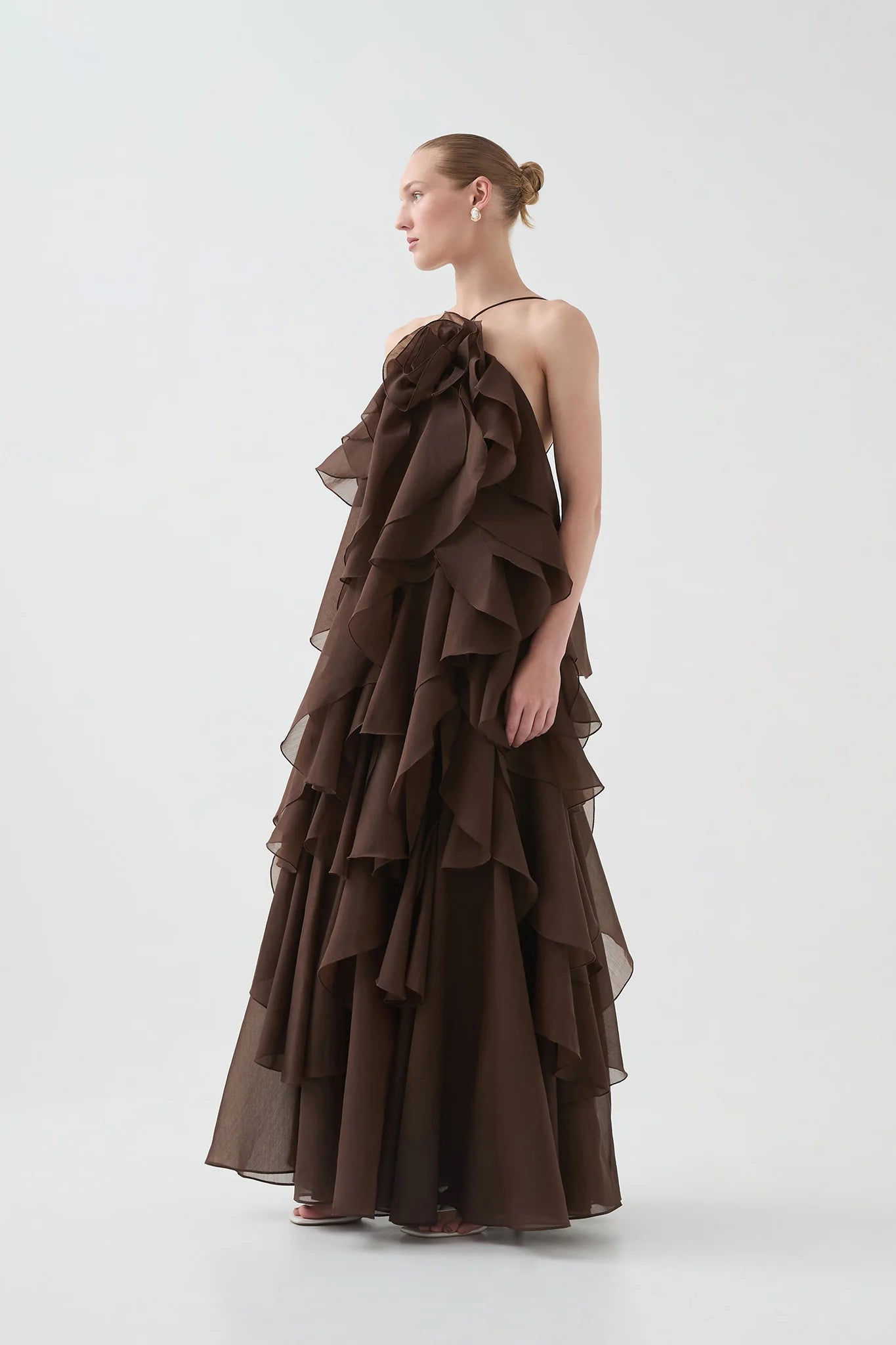 PANDOREA LAYERED MAXI DRESS