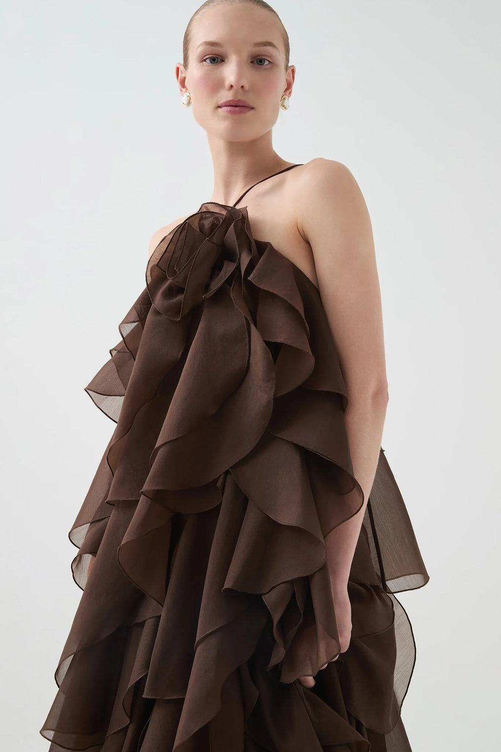 PANDOREA LAYERED MAXI DRESS