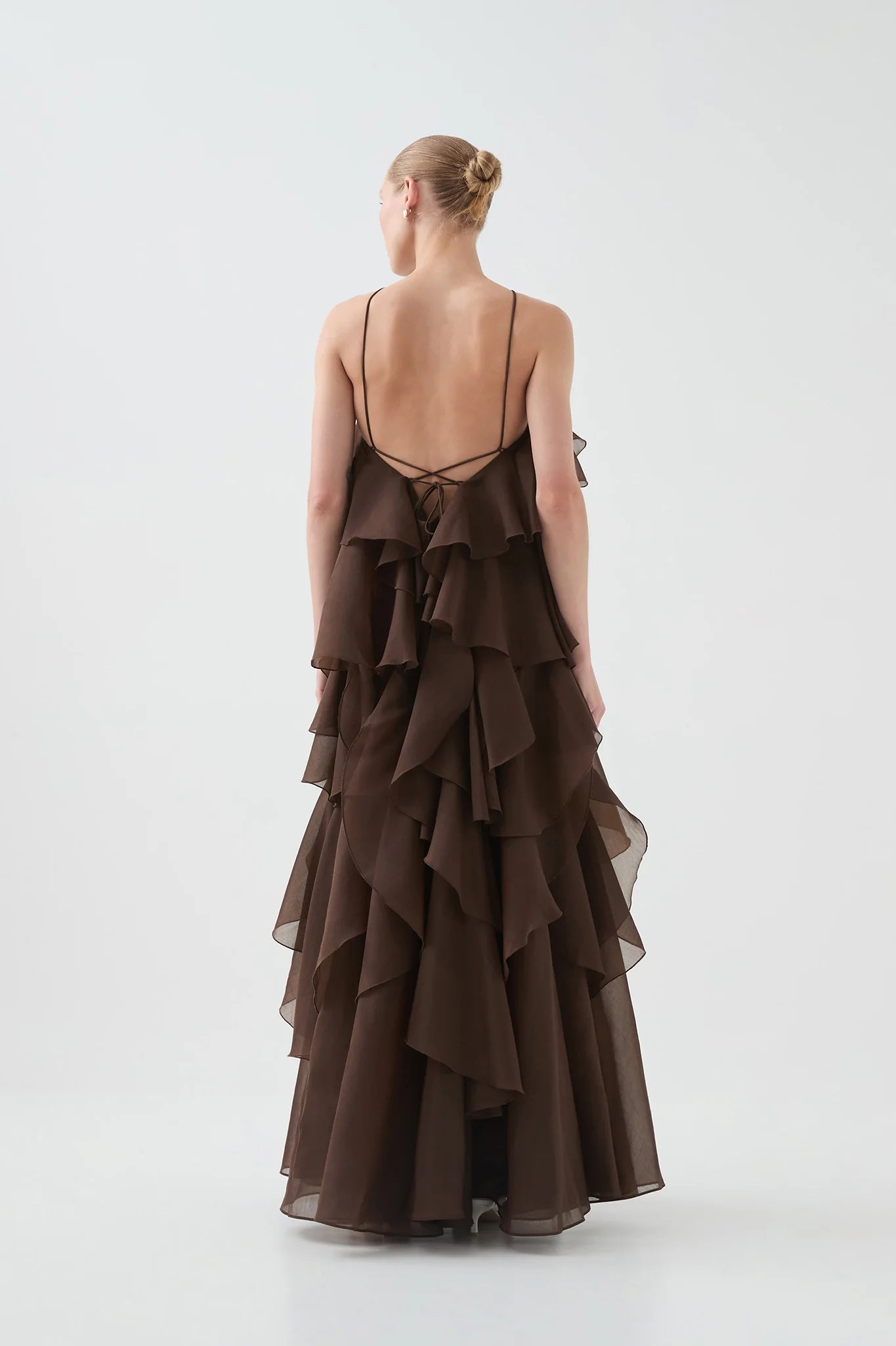 PANDOREA LAYERED MAXI DRESS
