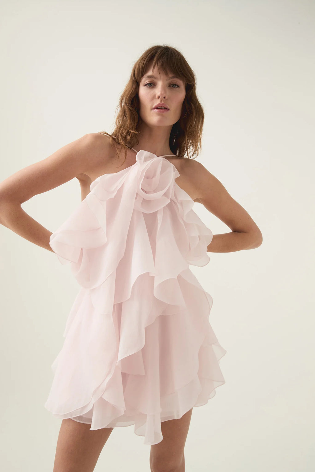 PANDOREA LAYERED MINI DRESS