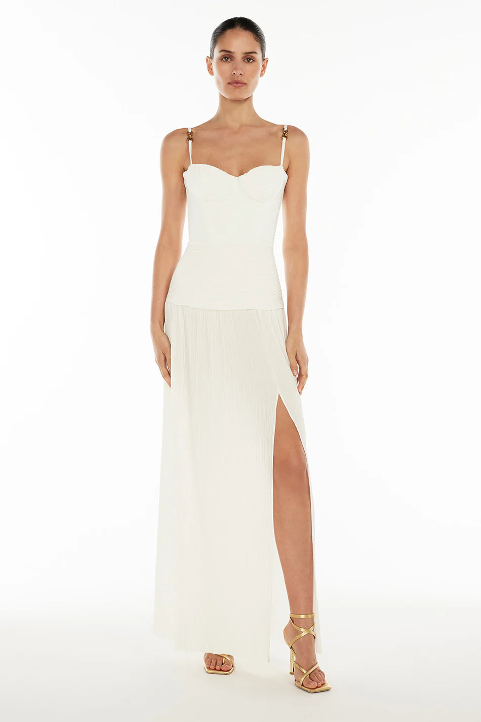 DOUBLE TIME PLEAT DRESS