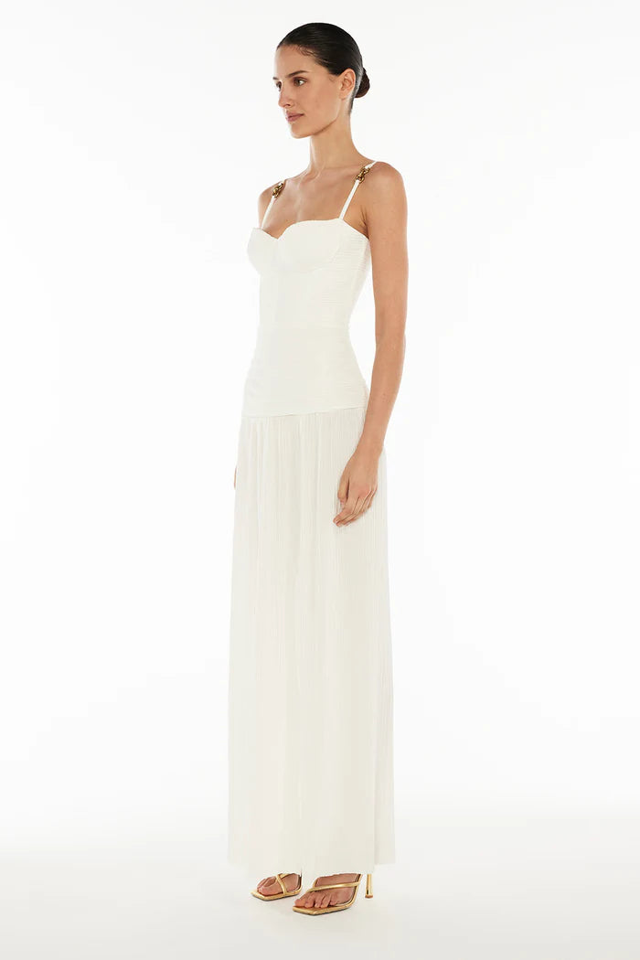 DOUBLE TIME PLEAT DRESS
