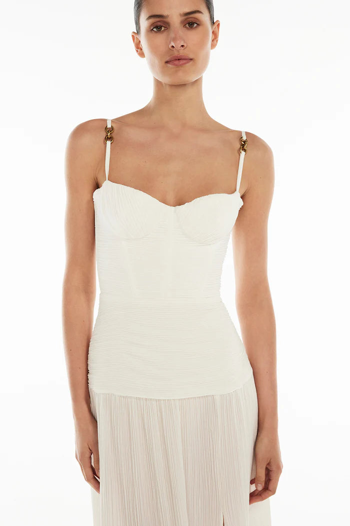 DOUBLE TIME PLEAT DRESS