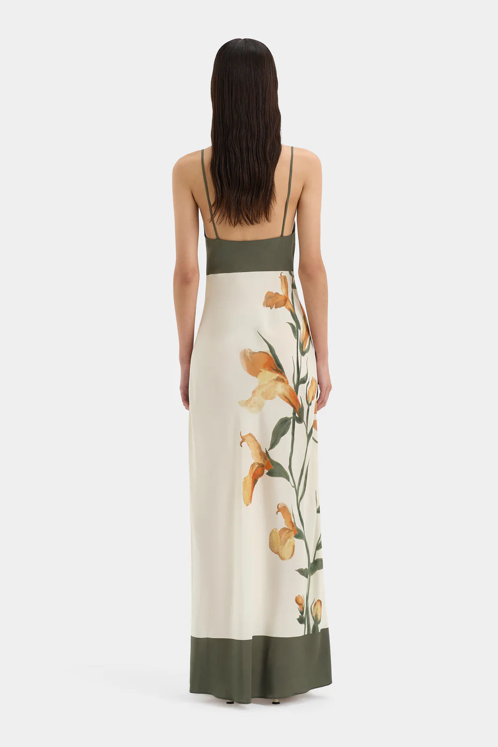 CONSTANCE V NECK SLIP DRESS