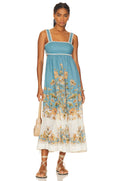 CHINTZ MIDI DRESS
