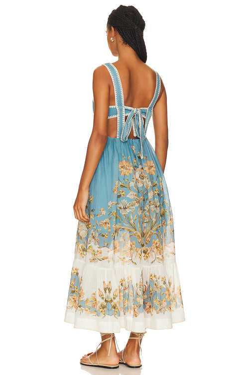 CHINTZ MIDI DRESS